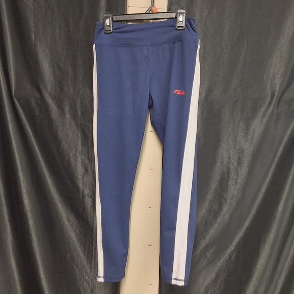 Fila Blue and White Performance Leggings - Picture 1 of 9